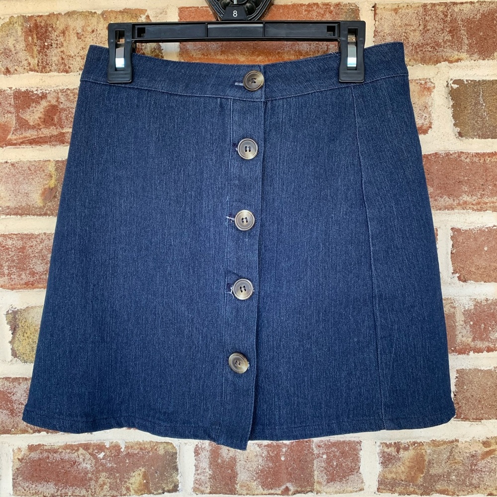 Newbury Kustom denim skirt